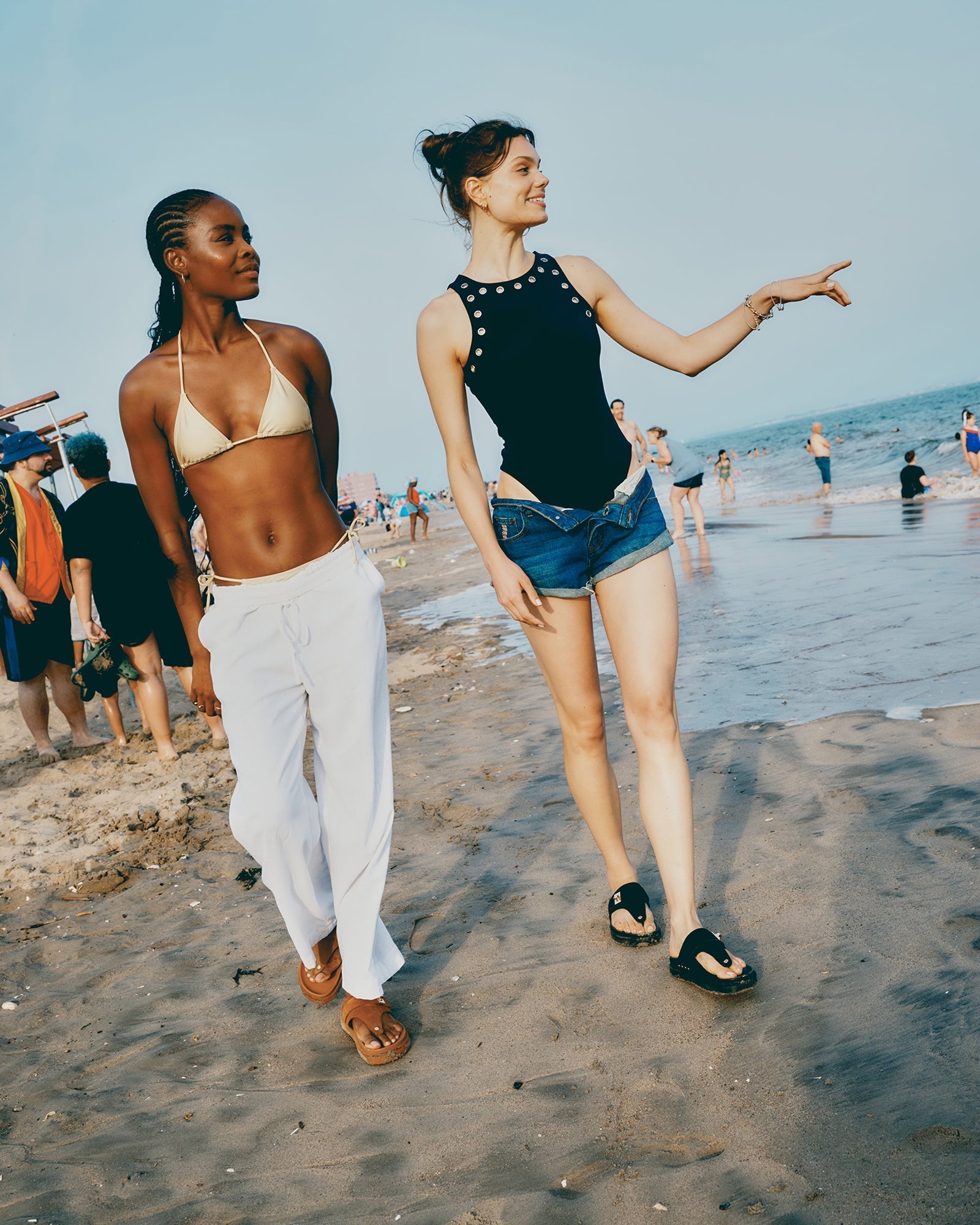 NICO GROMMET BODYSUIT BLACK