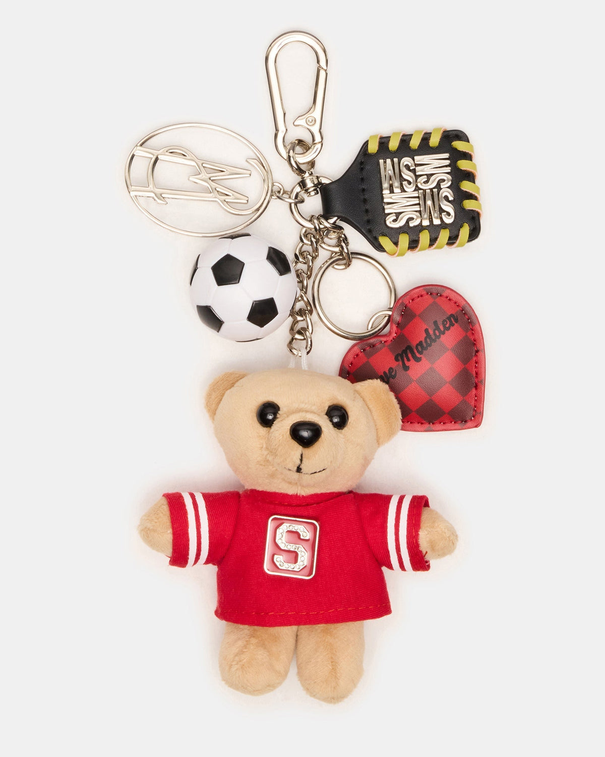 GOAL BAG CHARM RED MULTI