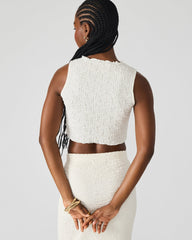 SEASIDE MAXI SKIRT SET CREAM