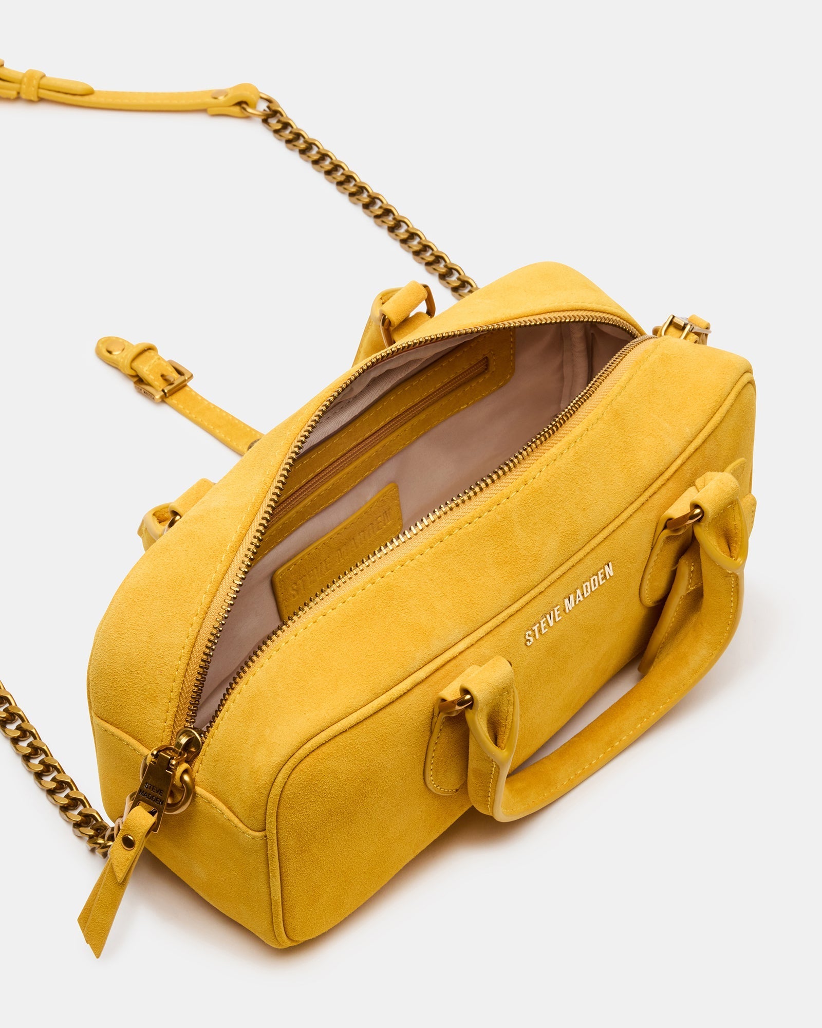 MERIT BAG MUSTARD SUEDE