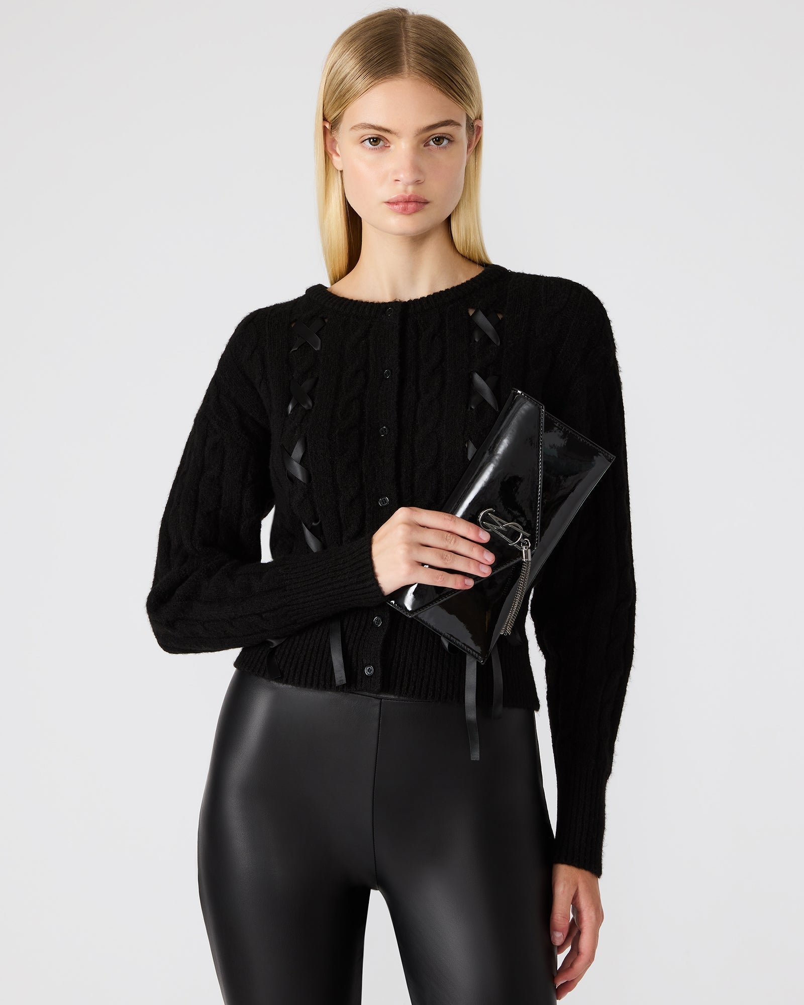 MORGANA BAG BLACK PATENT