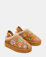 TODDLERS' SELENA COGNAC MULTI