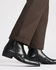 HAYNES BLACK LEATHER