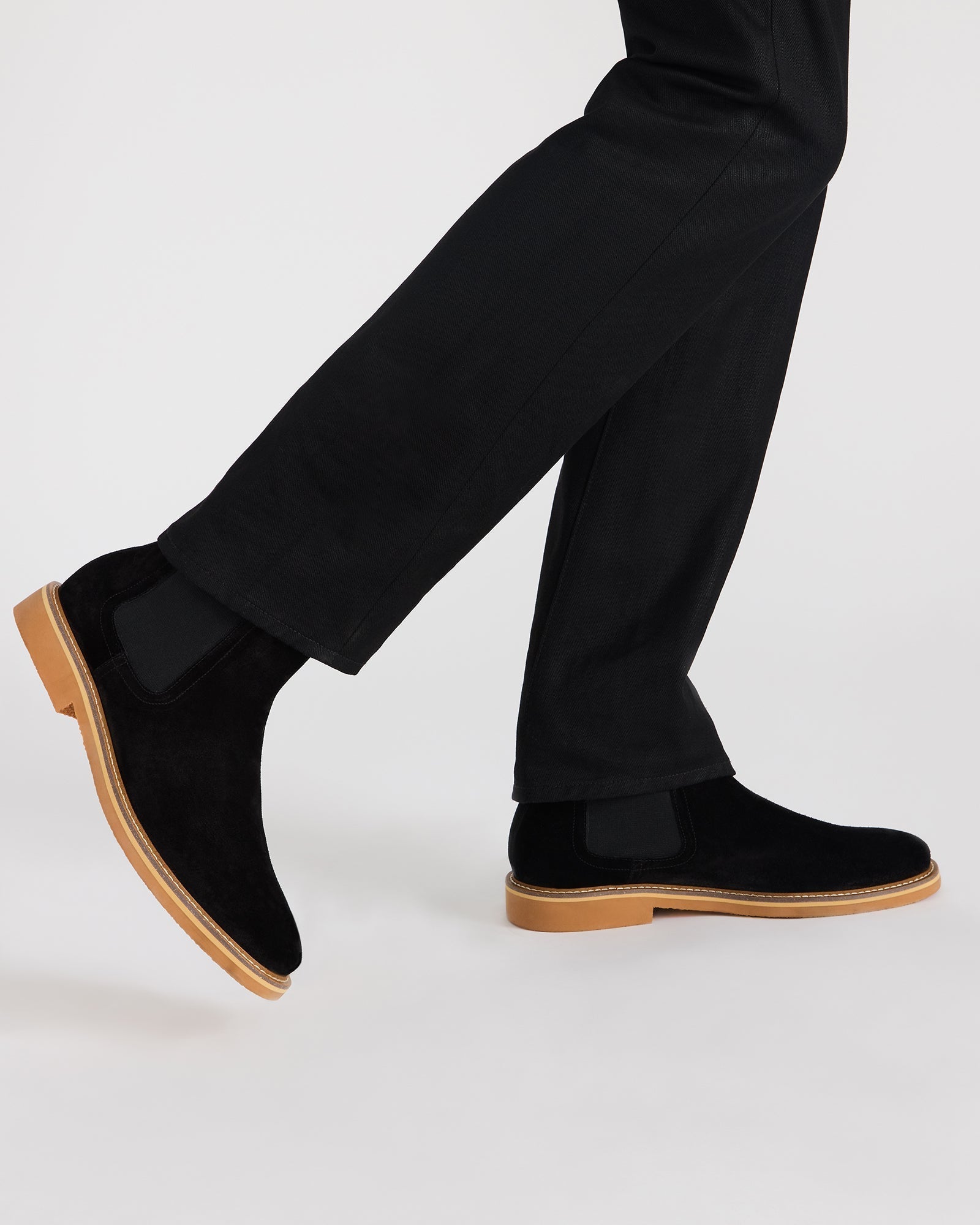 PAULOS BLACK SUEDE