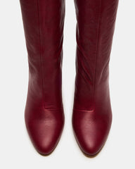 RIZK BURGUNDY LEATHER