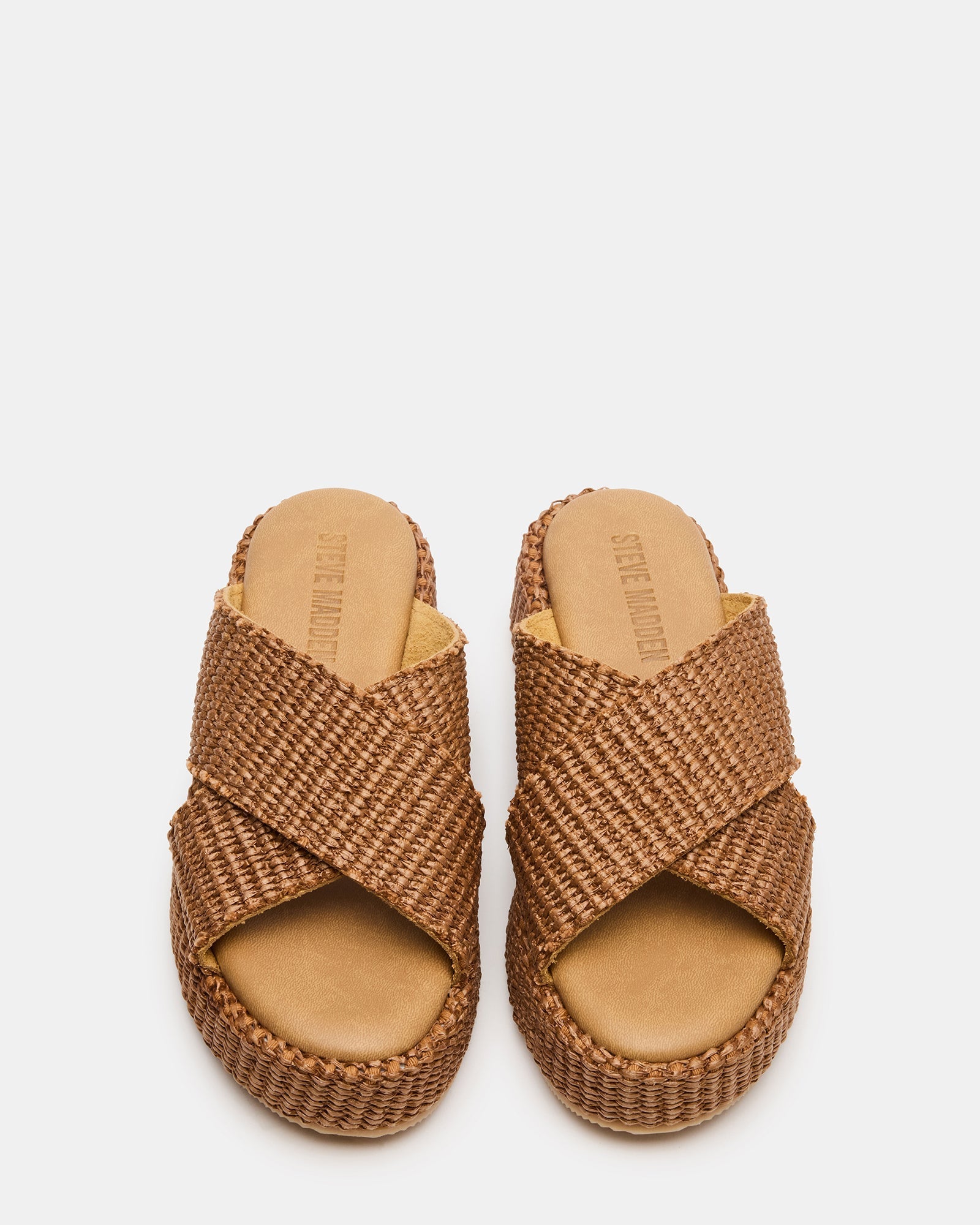 TULUM BROWN RAFFIA